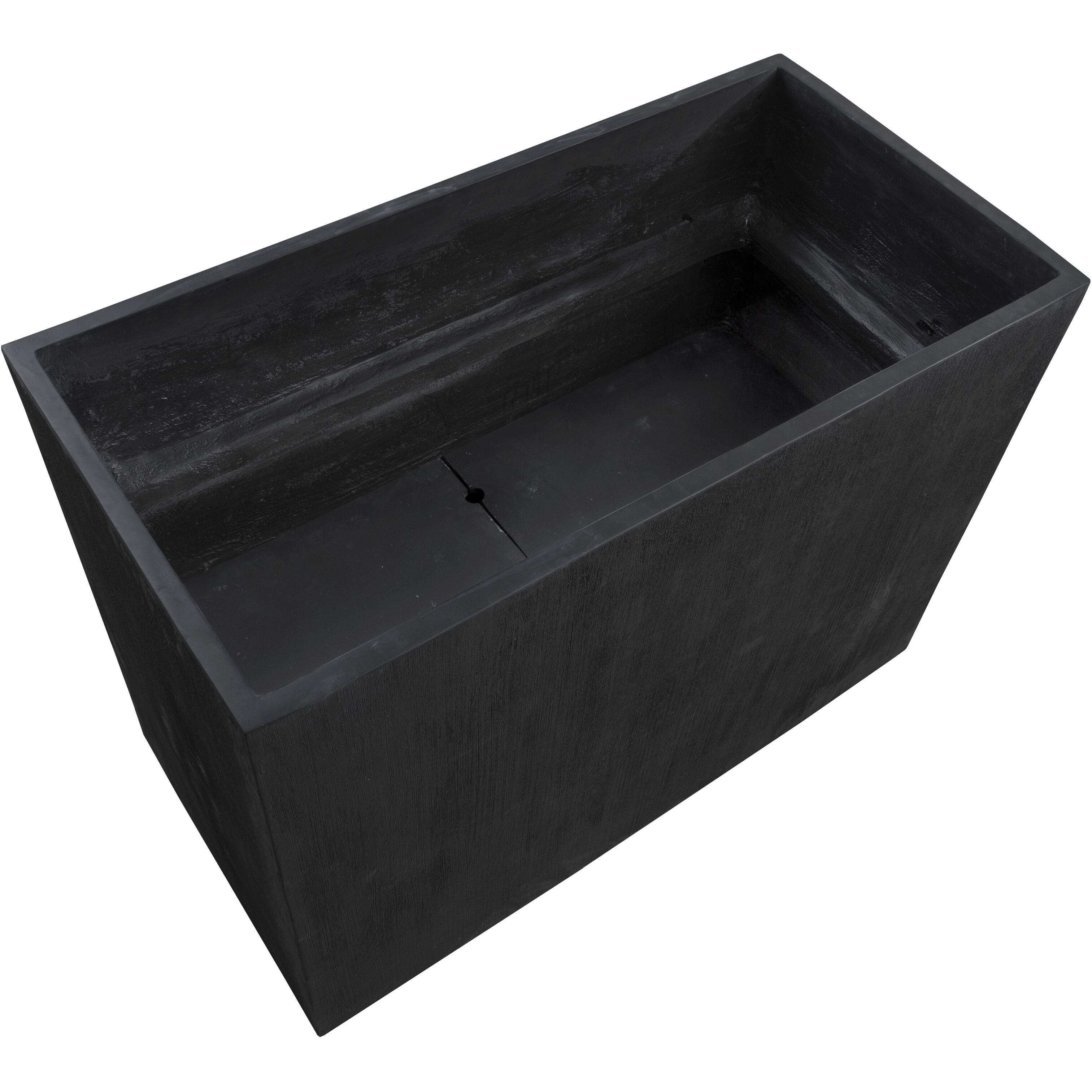 Leilani Black Outdoor Planter